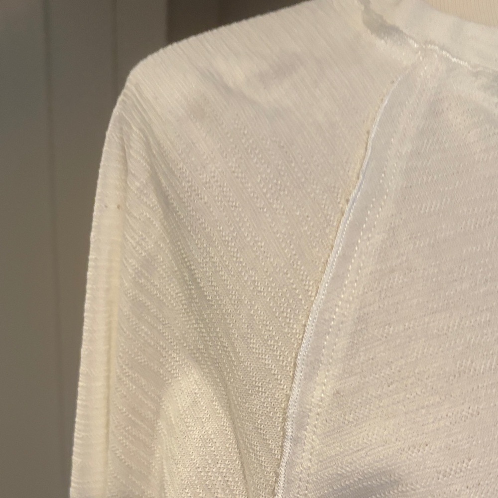 Doe & Rae Classic White Long Sleeve Top NWOT Sz 1x - Picture 3 of 7